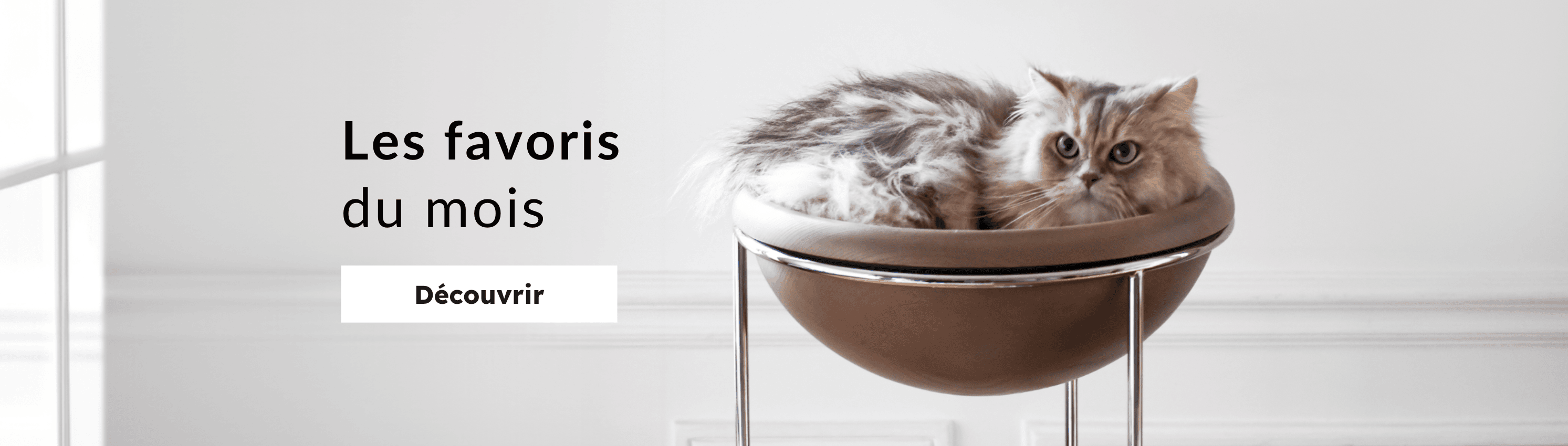 Bogarel, mobilier contemporain pour chats